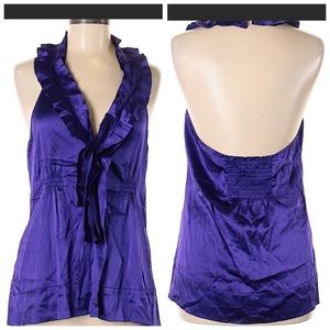 LIKE NEW!! BCBGMaxAzria sleeveless silk blouse
